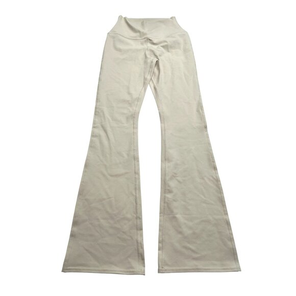 Alo Yoga Airbrush High-Waist Bootcut Legging in Ivory